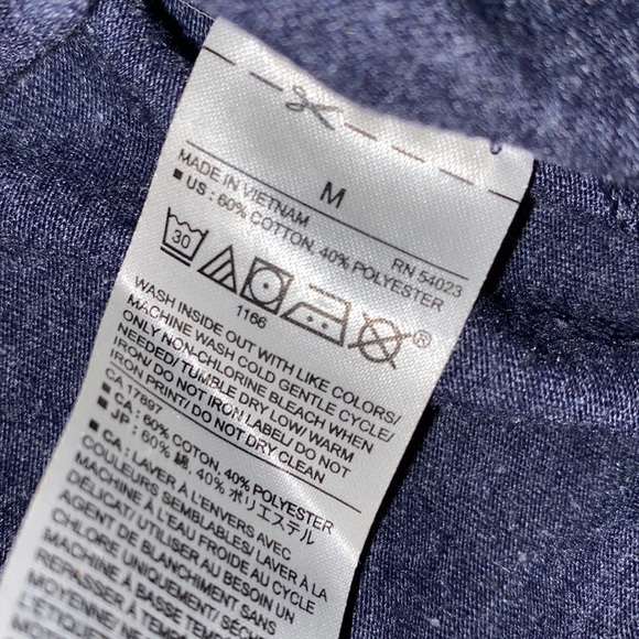 Banana Republic blue graphic T-shirt size medium - Picture 5 of 5